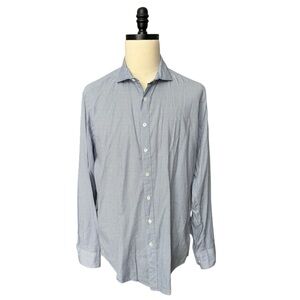 Rodd and Gunn Castor Bay sports fit long sleeve soft micro geo print shirt  |XL